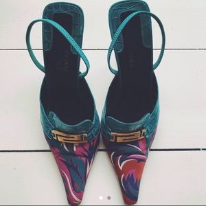 ISO Versace authentic slingback heels